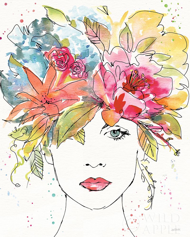 Floral Figures III Poster Print by Anne Tavoletti - Item # VARPDX54629