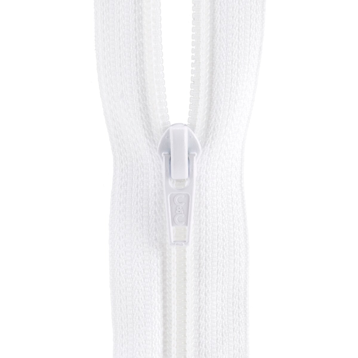 Coats Coil Separating Zipper 22"White Michaels