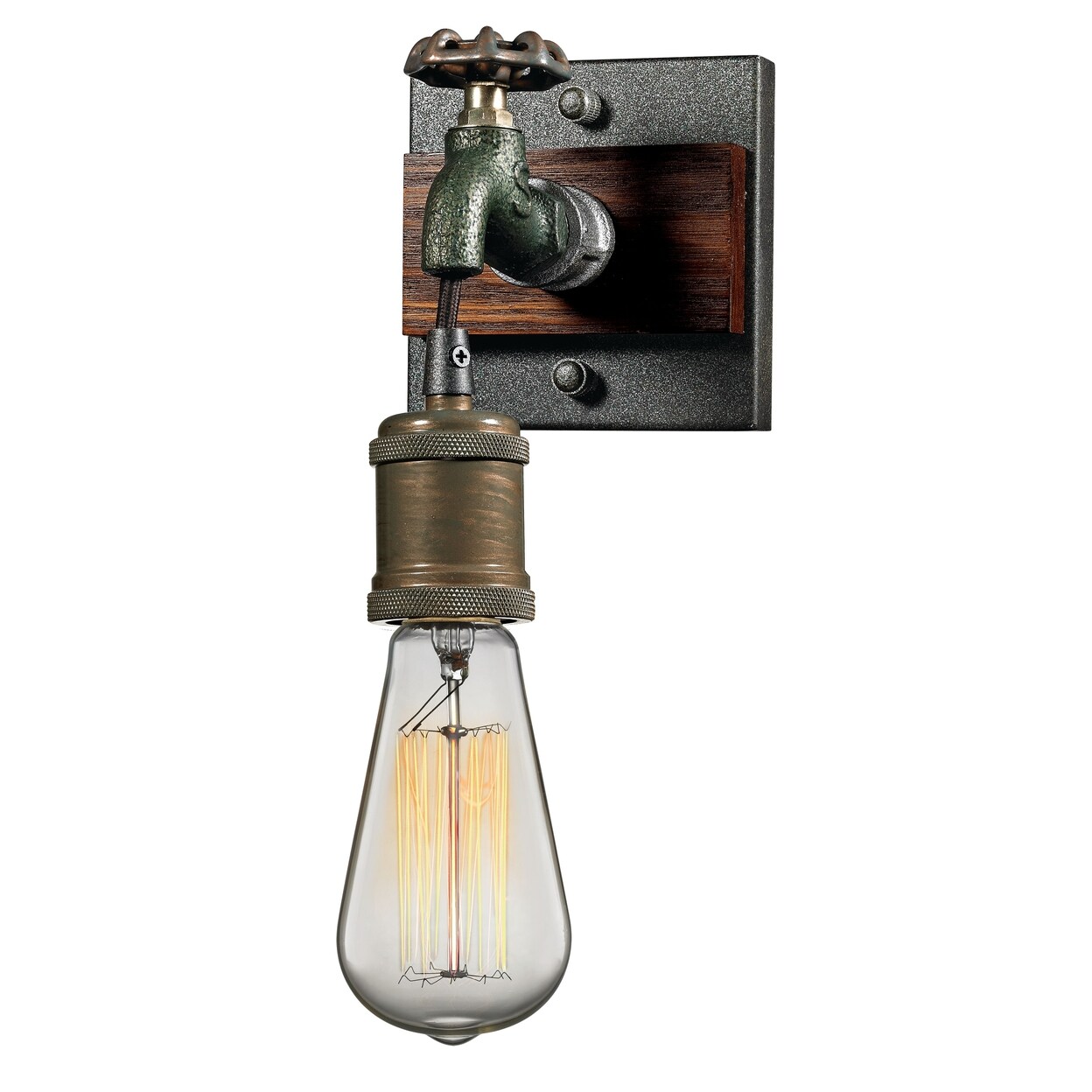 Elk Showroom Jonas 7 High 1-Light Sconce - Multi Tone Weathered