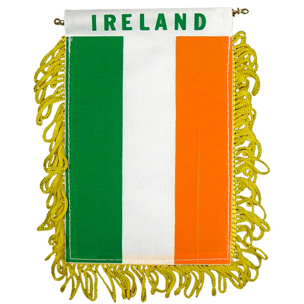 Ireland Flag Mini Banner 3&#x22; x 5&#x22;