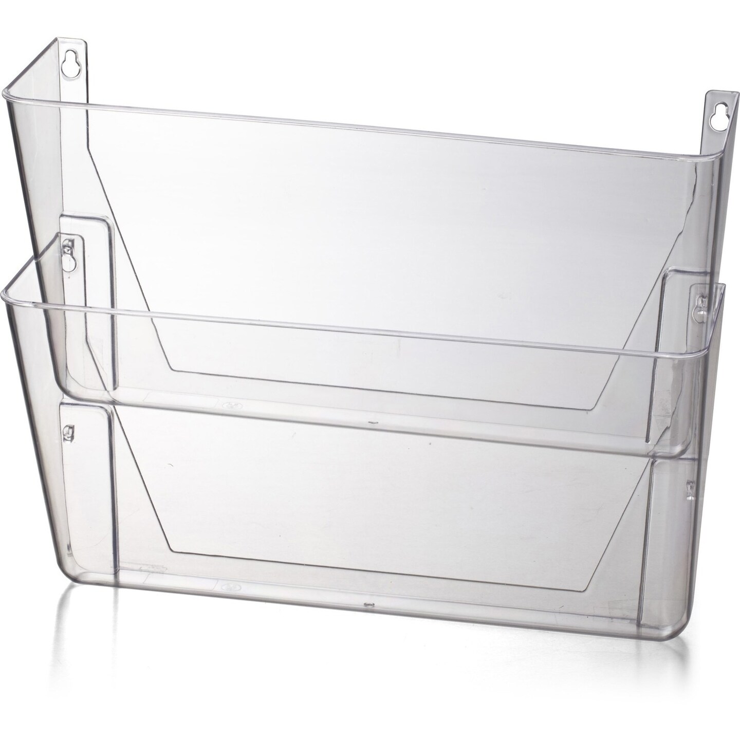 Officemate Space Saving Filing System 10.6 x 13.0 x 4.1 Clear Plastic