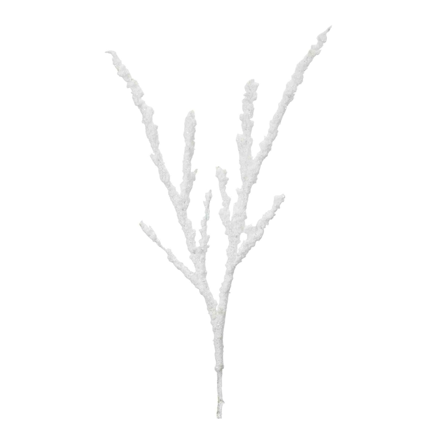 Melrose Set of 12 White Flocked Snow Christmas Branch Sprays 35&#x22;