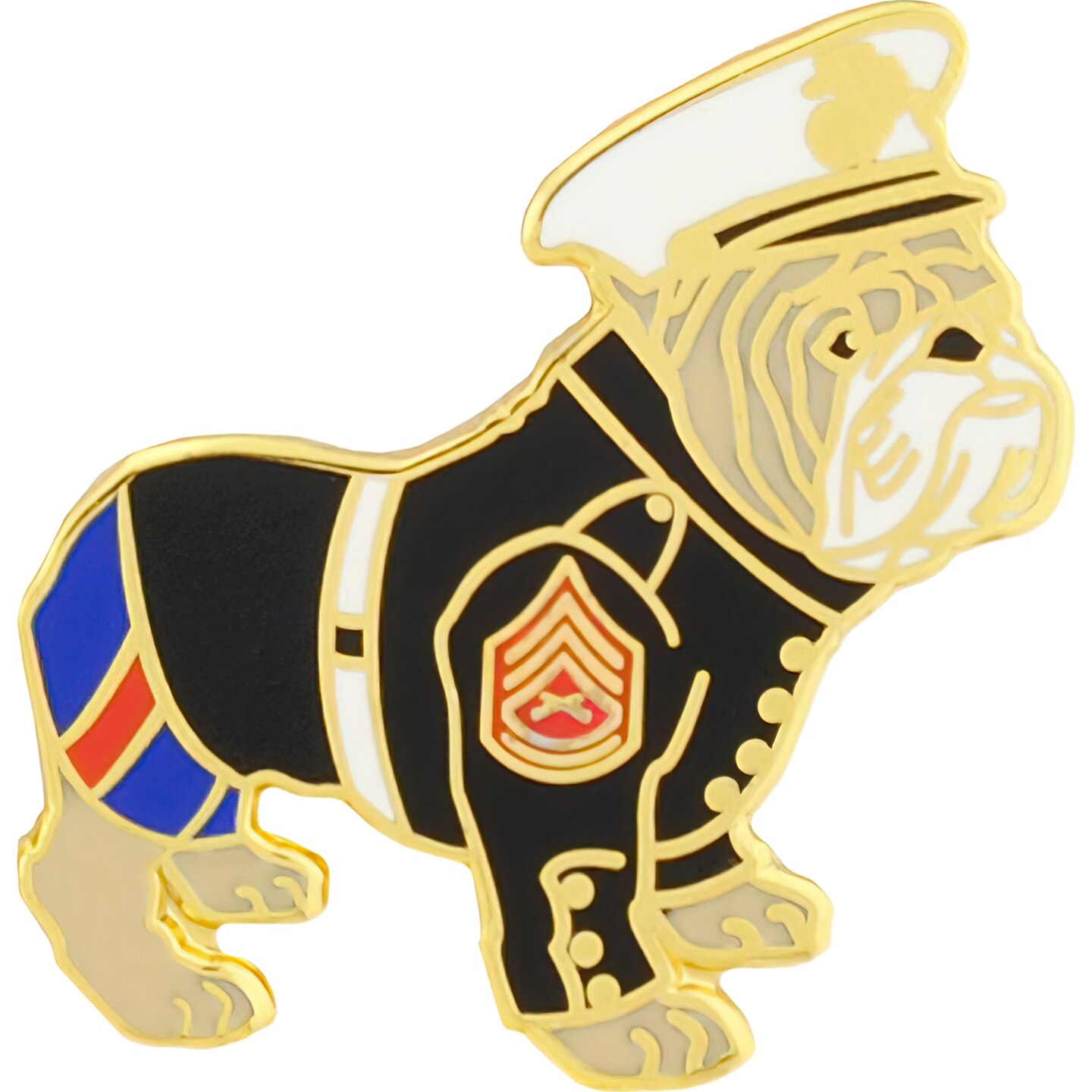 U.S.M.C. Bulldog with Cap Pin 1&#x22;