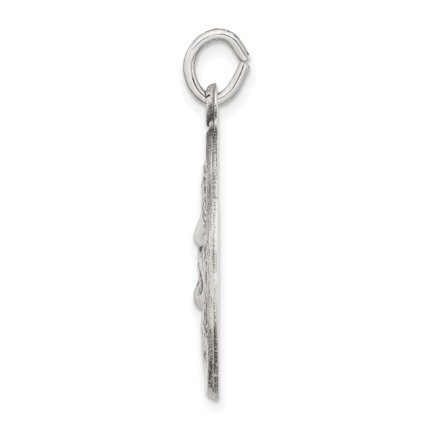 Sterling Silver Jesus Medal
