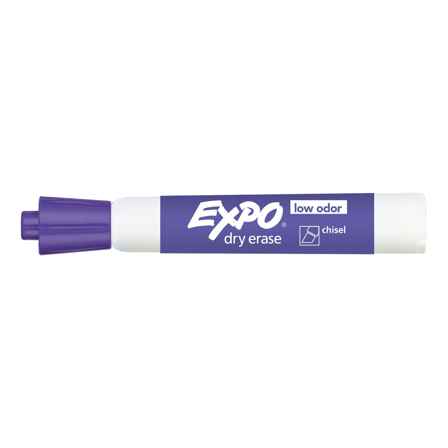 Expo Low-Odor Dry-Erase Marker Broad Chisel Tip Purple