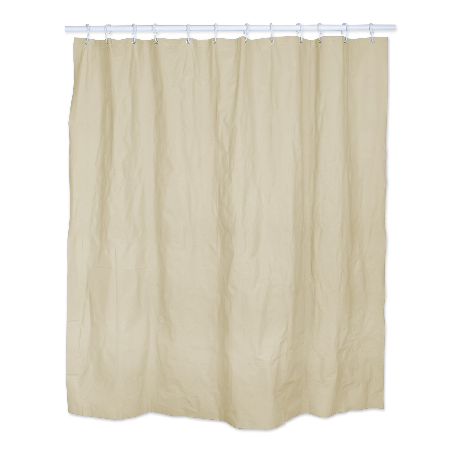 J&#x26;M Solid Cream Shower Curtain
