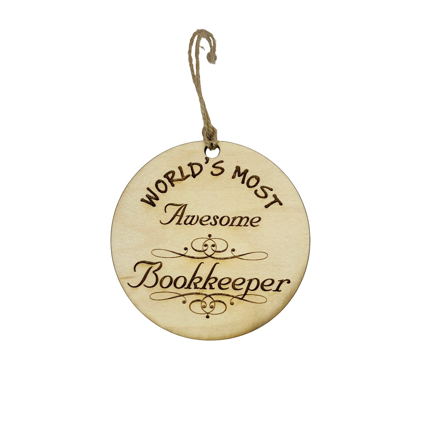 Worlds most Awesome Bookkeeper - Ornament Worlds most Awesome Bookkeeper - Ornament