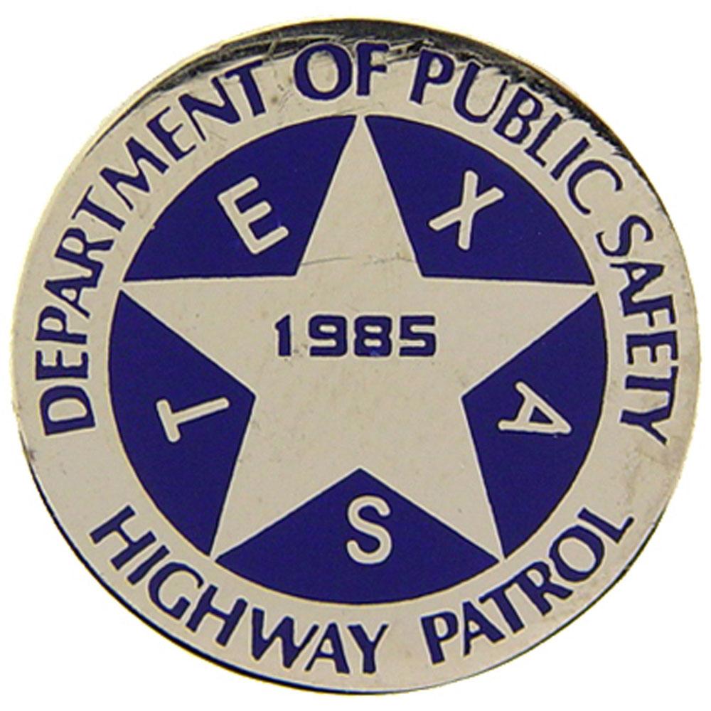 Texas Department of Public Safety Badge Pin 1&#x22;