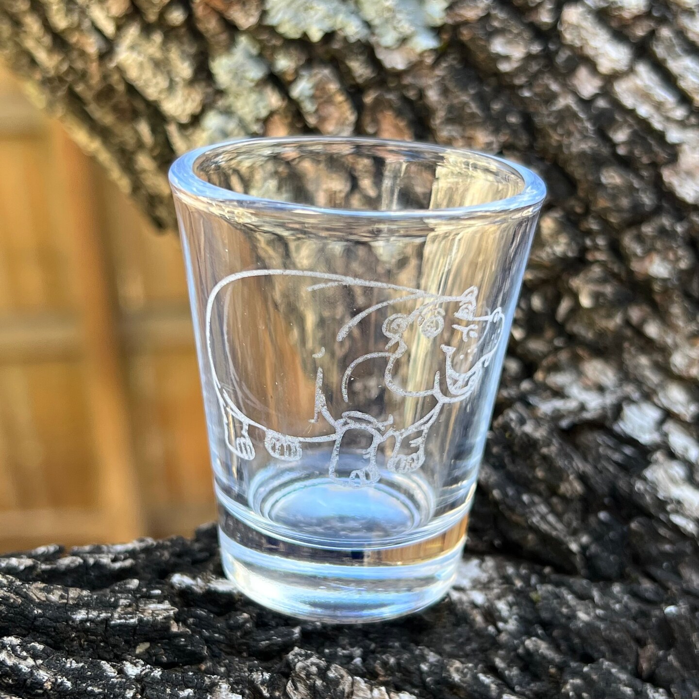 2oz Hippo Shotglass LASER
