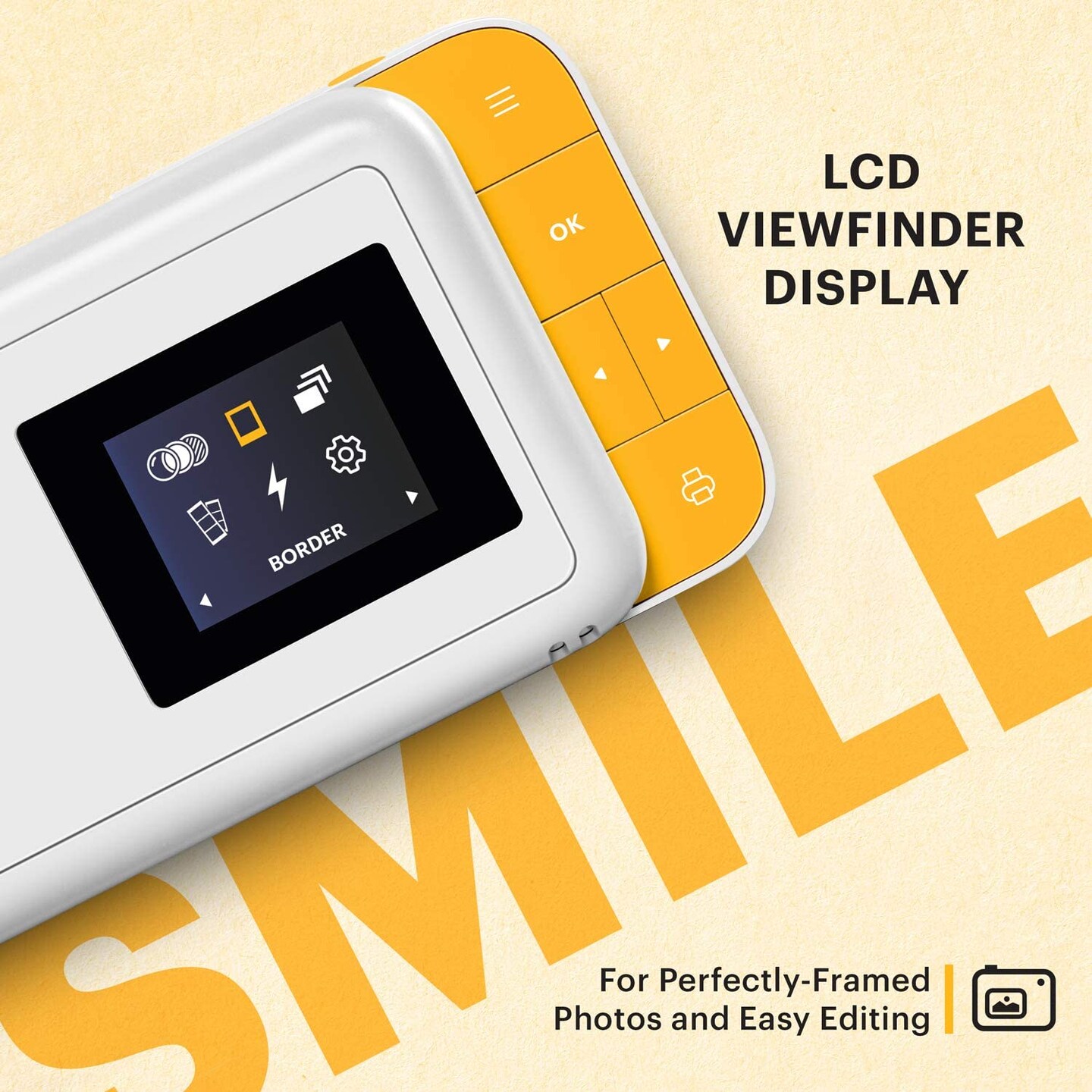 Kodak Smile Digital Instant Print Camera &#x2013; Slide-Open 10MP Instant Camera &#x26; 2x3 Zink Photo Printer