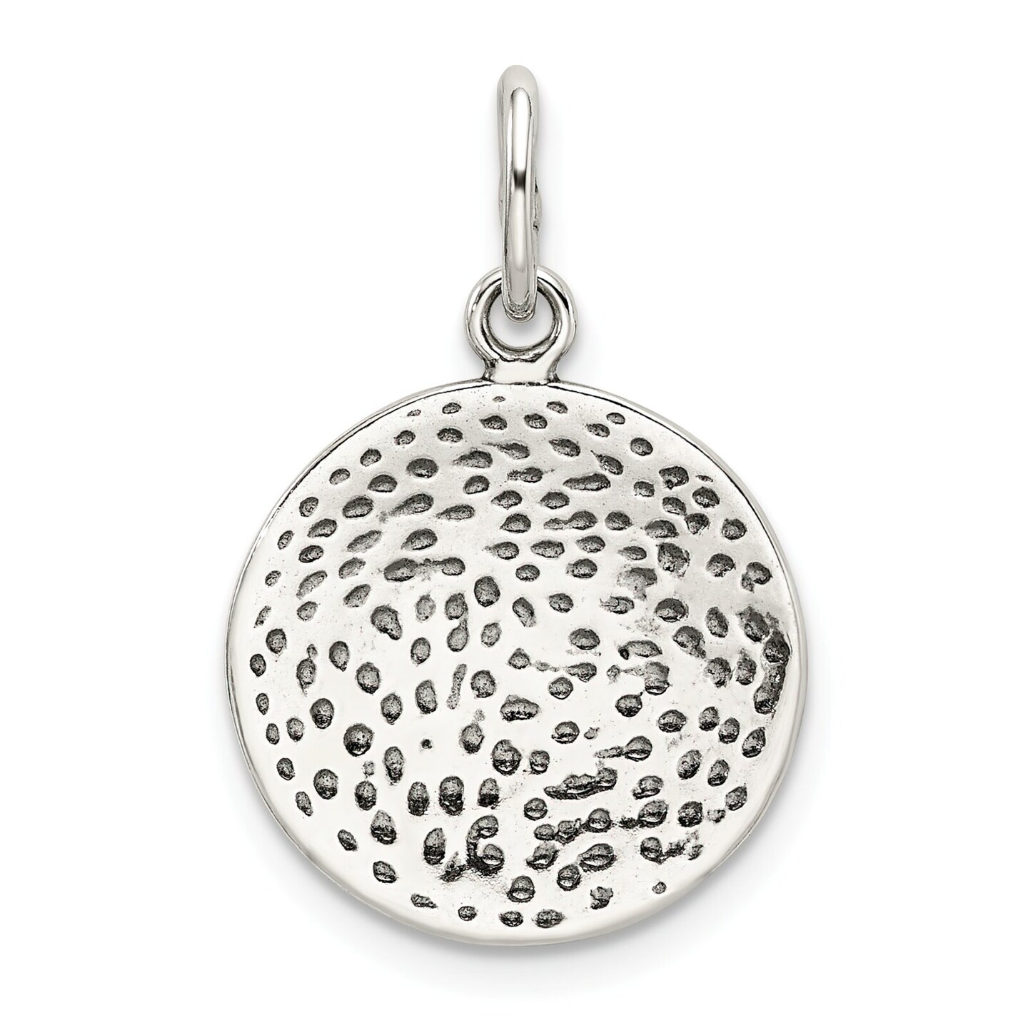 Sterling Silver Antiqued Celtic Knot Charm Pendant Jewerly 25mm x 16mm