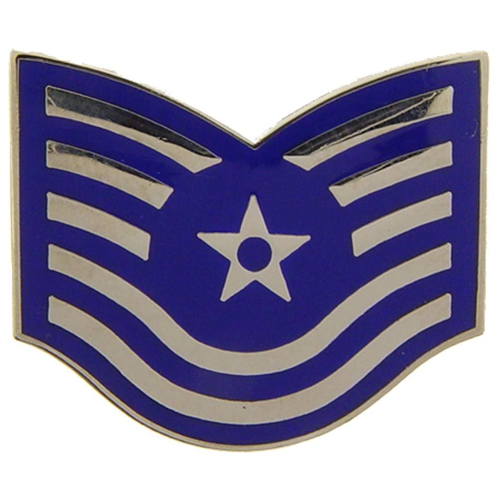 EagleEmblems P15079 Rank-USAF,E6,TECH SGT (1&#x27;&#x27;)