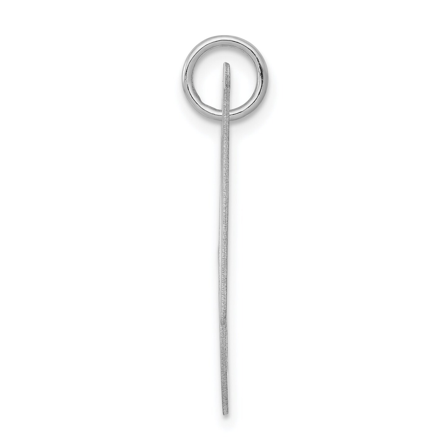 Sterling Silver Large Script Initial Letter N Charm Jewerly 21mm x 17mm