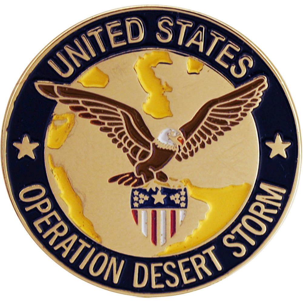 Operation Desert Storm Pin 1&#x22;