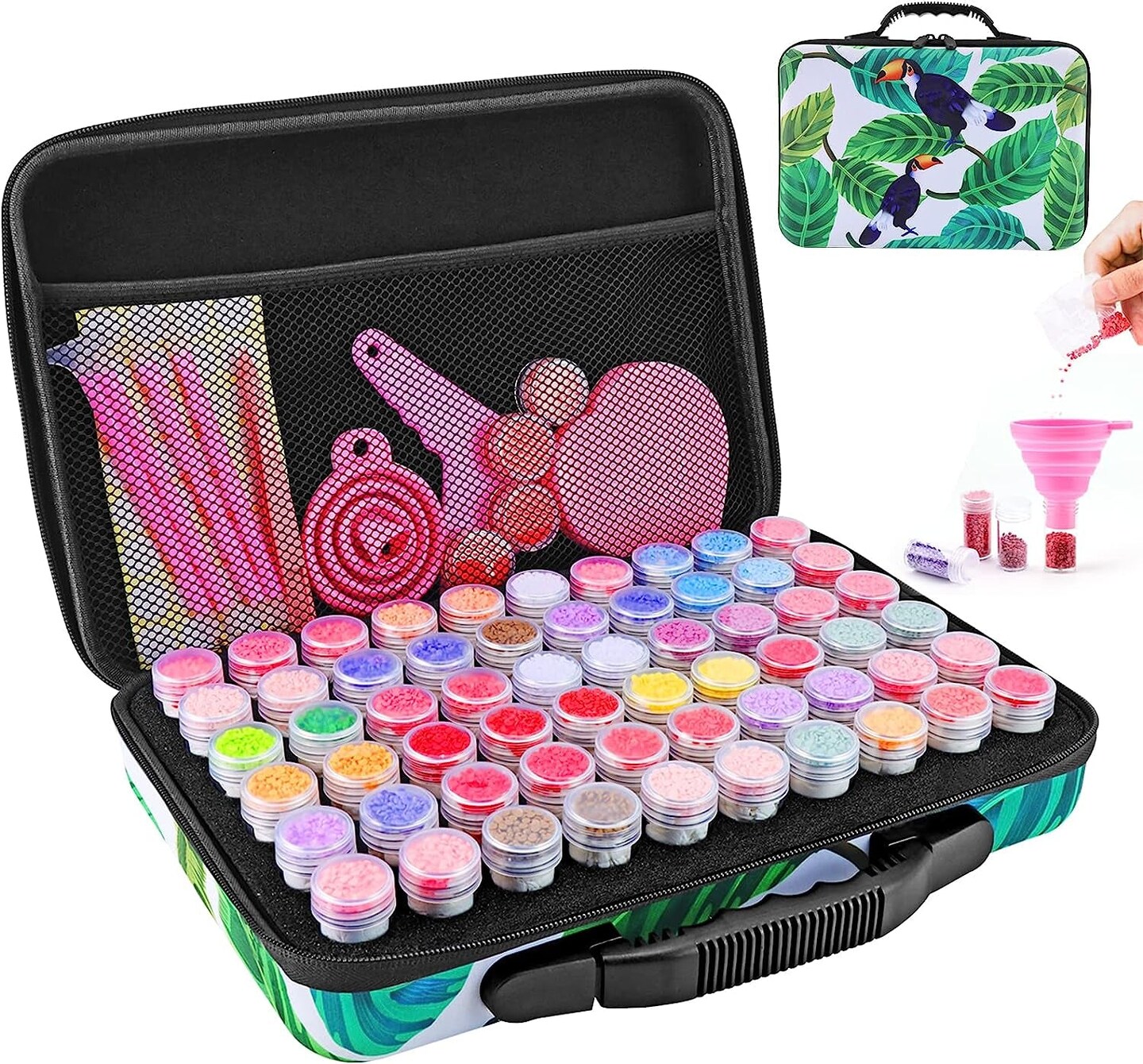 Diamond Painting Storage Containers, 60 Slots Diamond Art Accessories and  Tools