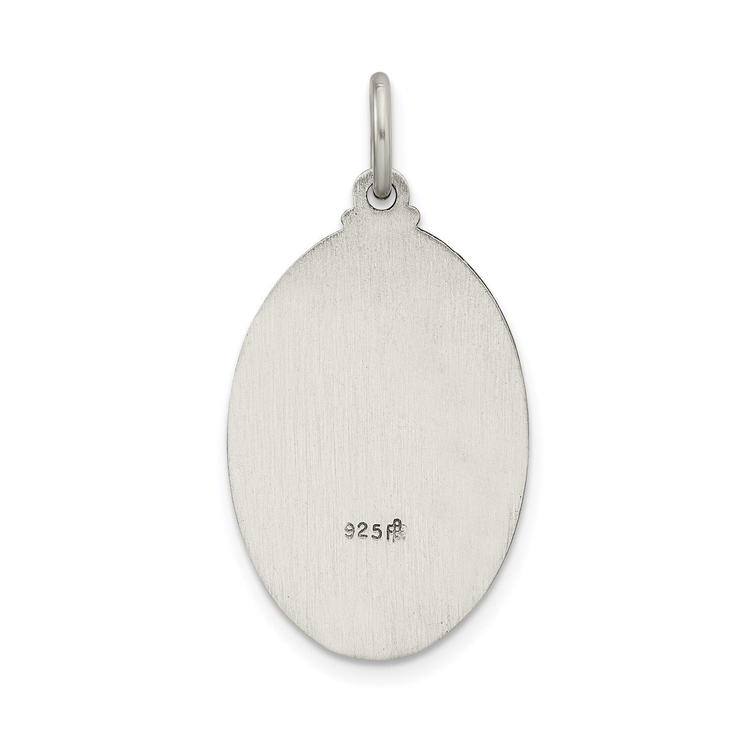 Sterling Silver Jesus Medal