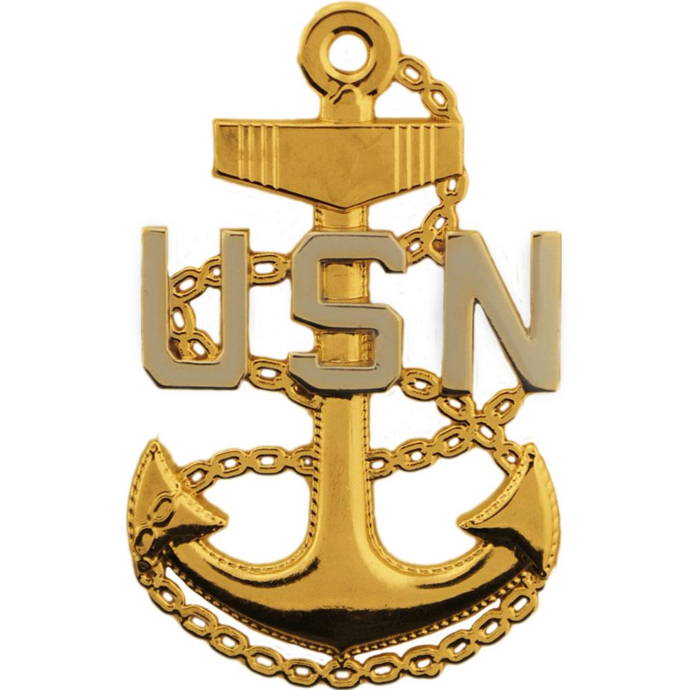 U.S. Navy Chief Petty Officer Emblem Pin 1 3/4&#x22;