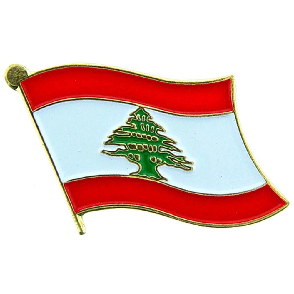 Lebanon Flag Pin 1&#x22;