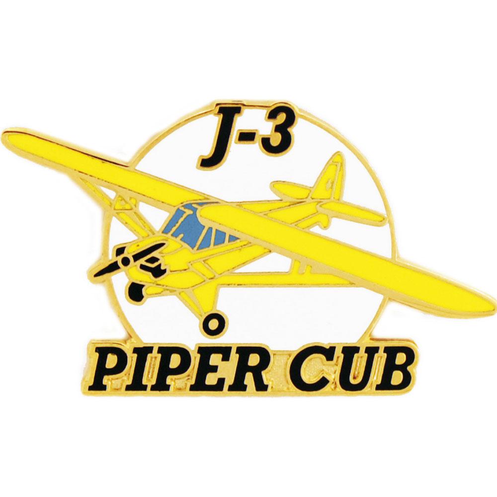 Piper J-3 Airplane Pin 1 1/2&#x22;