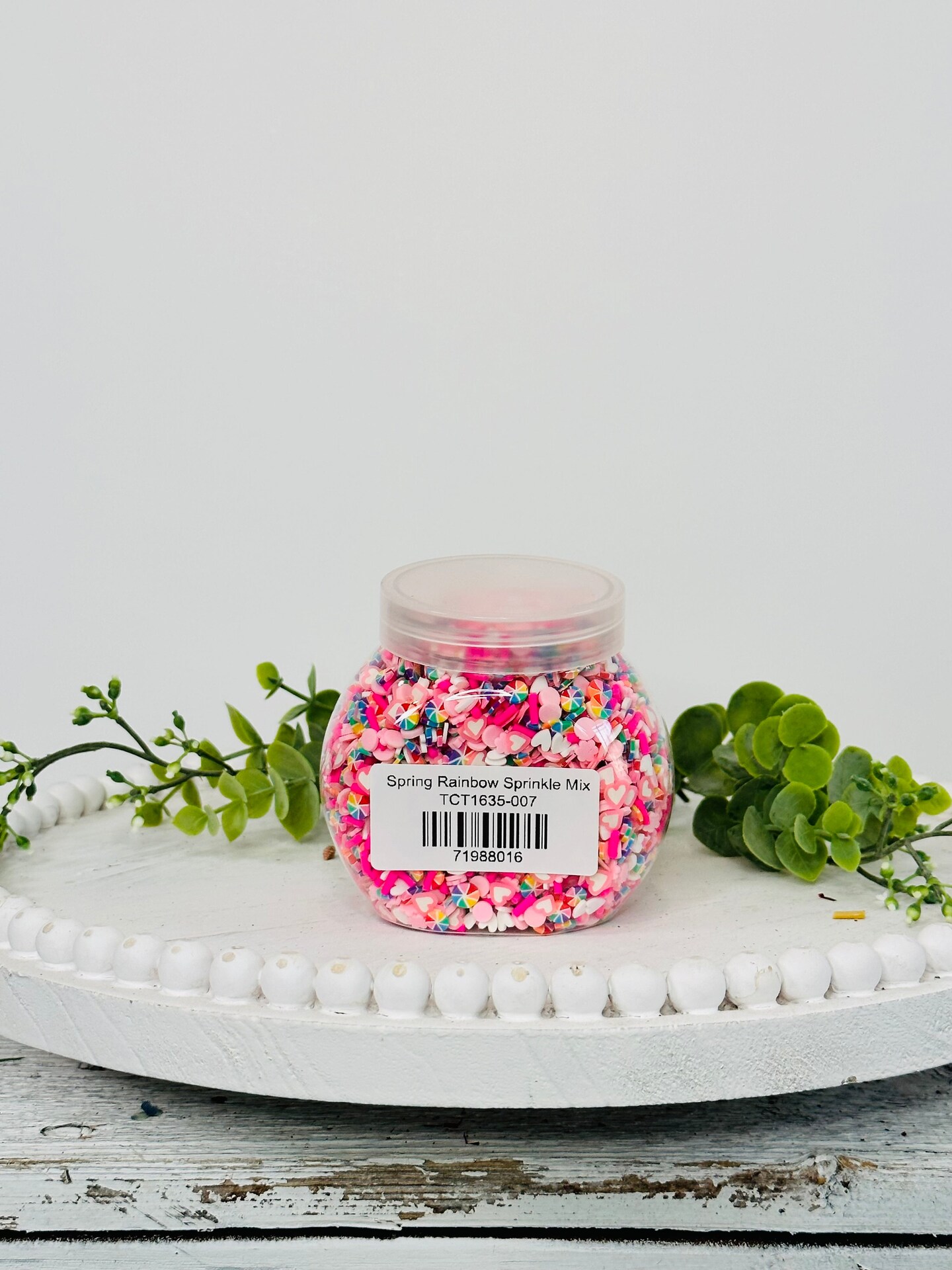 150g Spring Pastel &#x26; Rainbow Polymer Clay Sprinkle Mix - Perfect for Fake Bakes, Clay Art, Slime - Bright, Cheerful, and Festive
