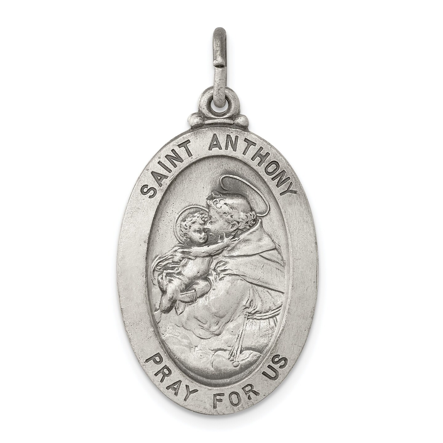 Sterling Silver Saint Anthony Medal