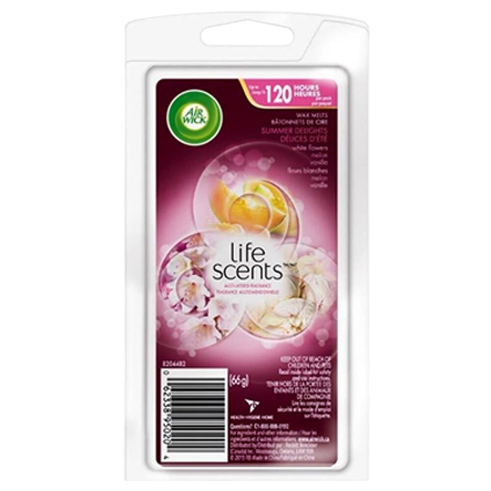 Air Wick AIRWICK Wax Melts Life Scents SUMMER DELIGHT 66gr (Pack of 3)
