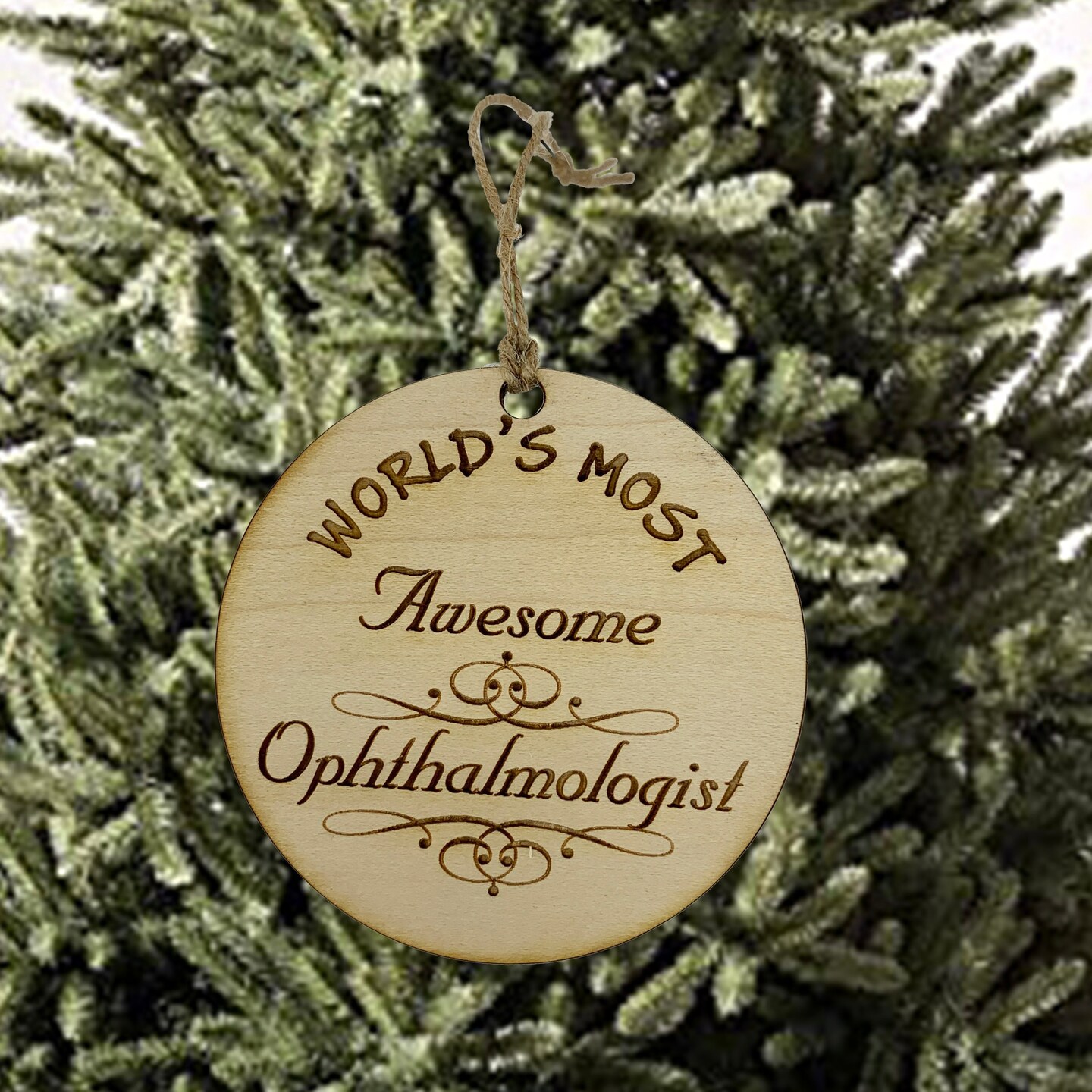 Worlds most Awesome Ophthalmologist - Ornament