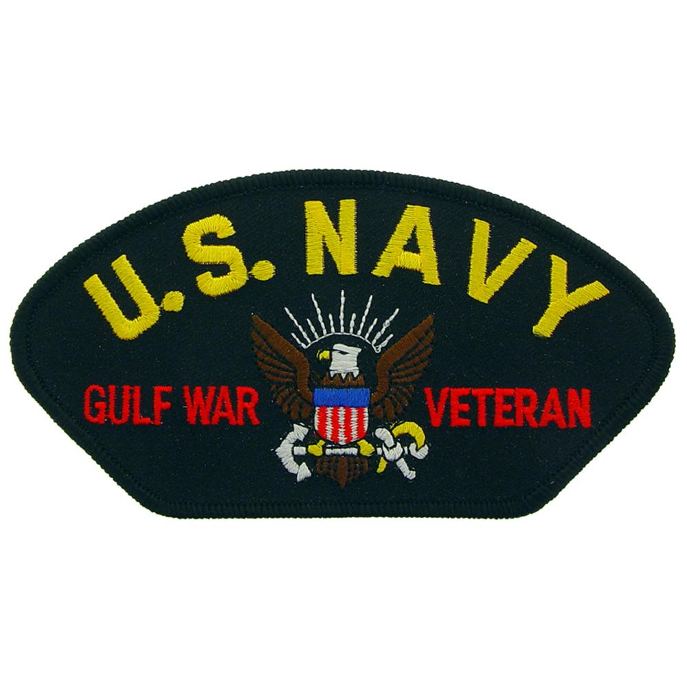 U.S. Navy Gulf War Veteran Hat Patch 2 3/4&#x22; x 5 1/4&#x22;