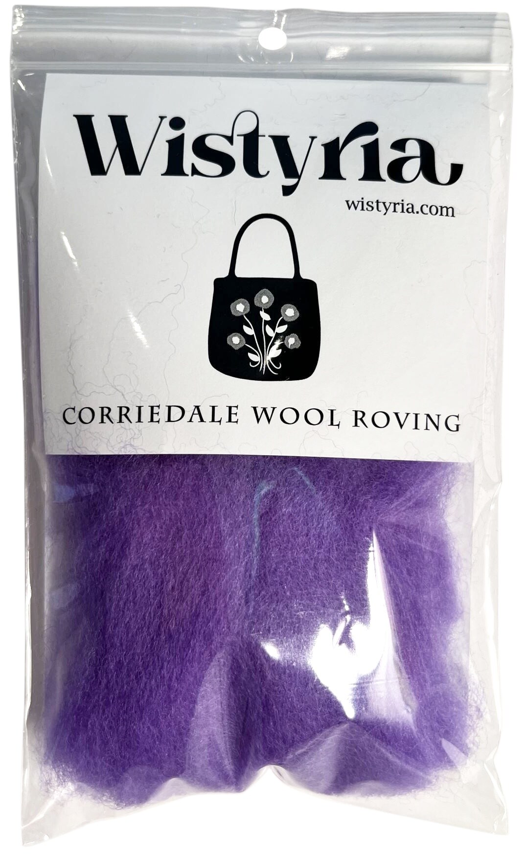 Wistyria Editions Wool Roving 14&#x22; -Purple