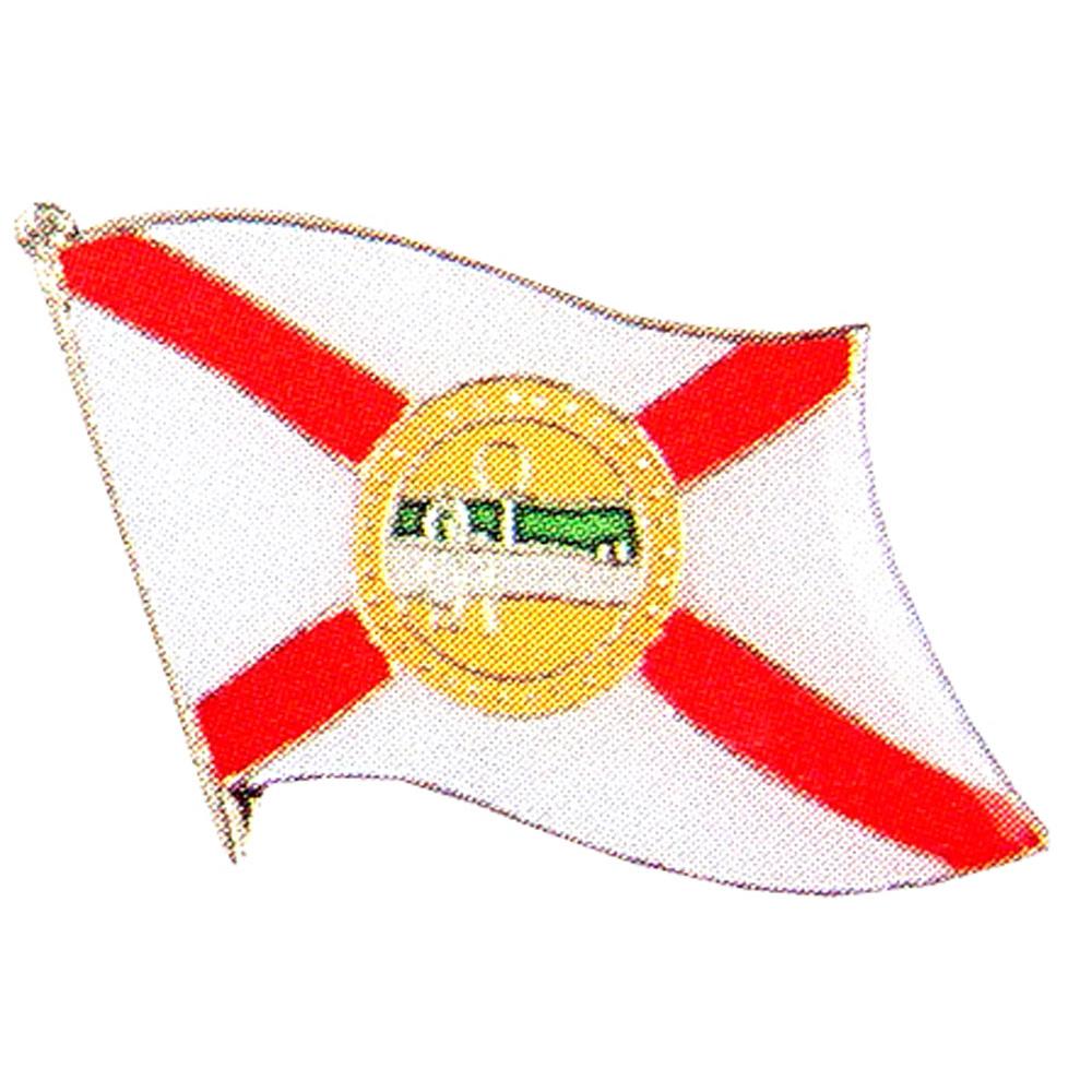 Florida Flag Pin 1&#x22;