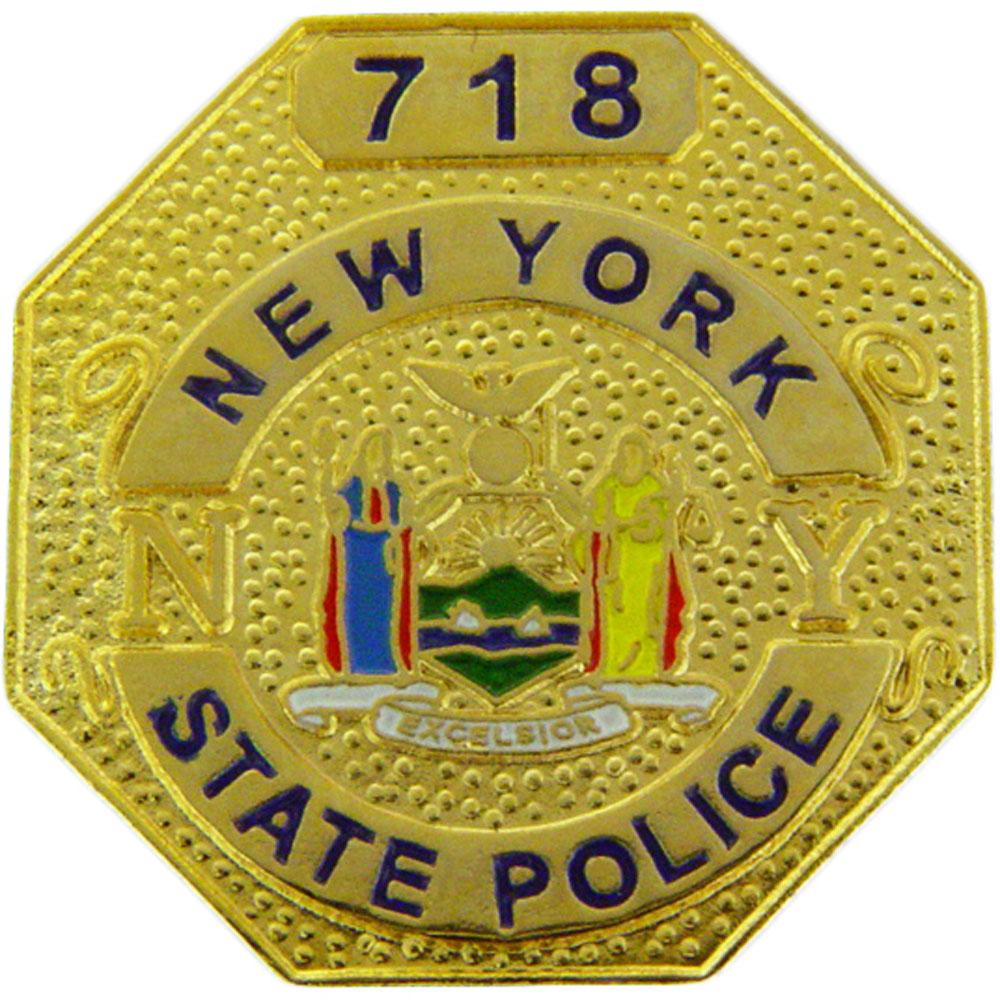 New York State Police Badge Pin 1&#x22;