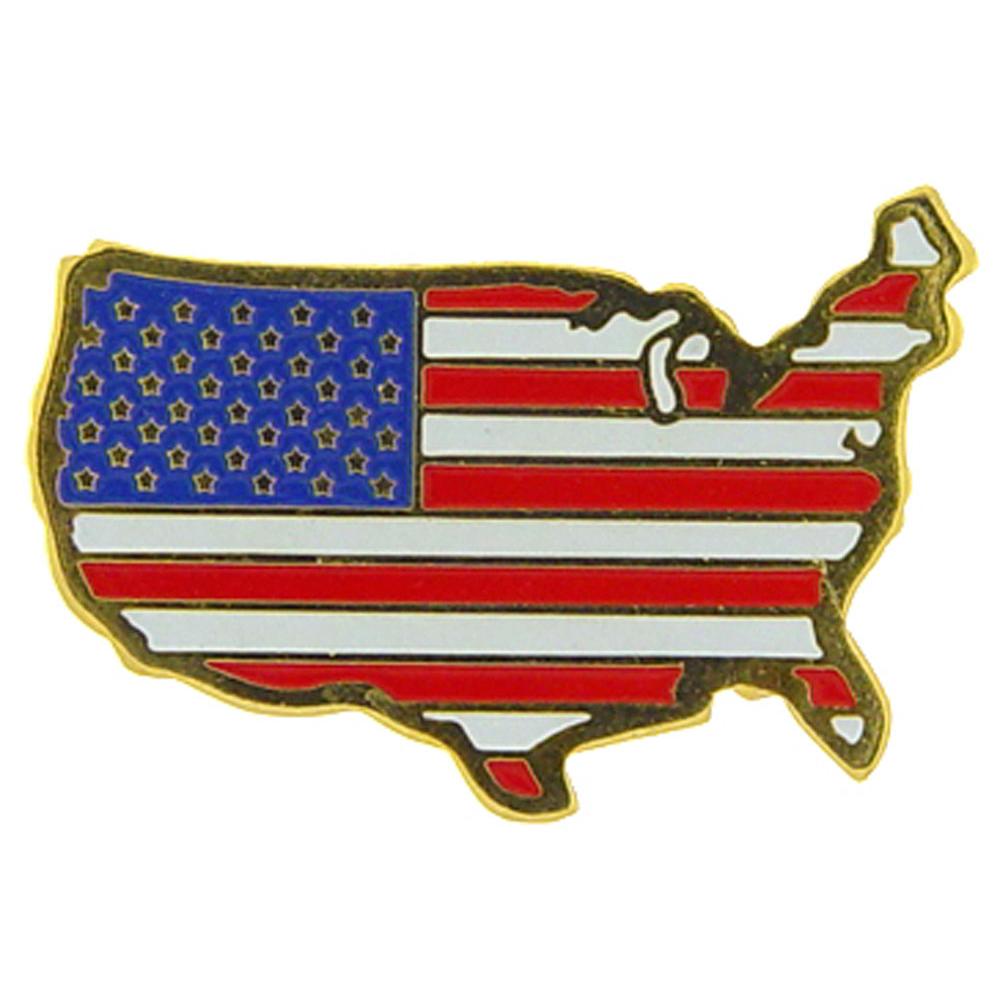 USA Map Pin 1&#x22;