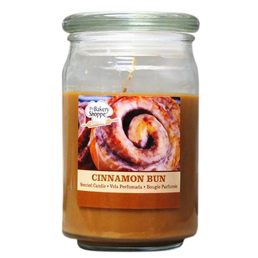 Bakery Shoppe   15 Oz Scented Candle- Cinnamon Bun 157549