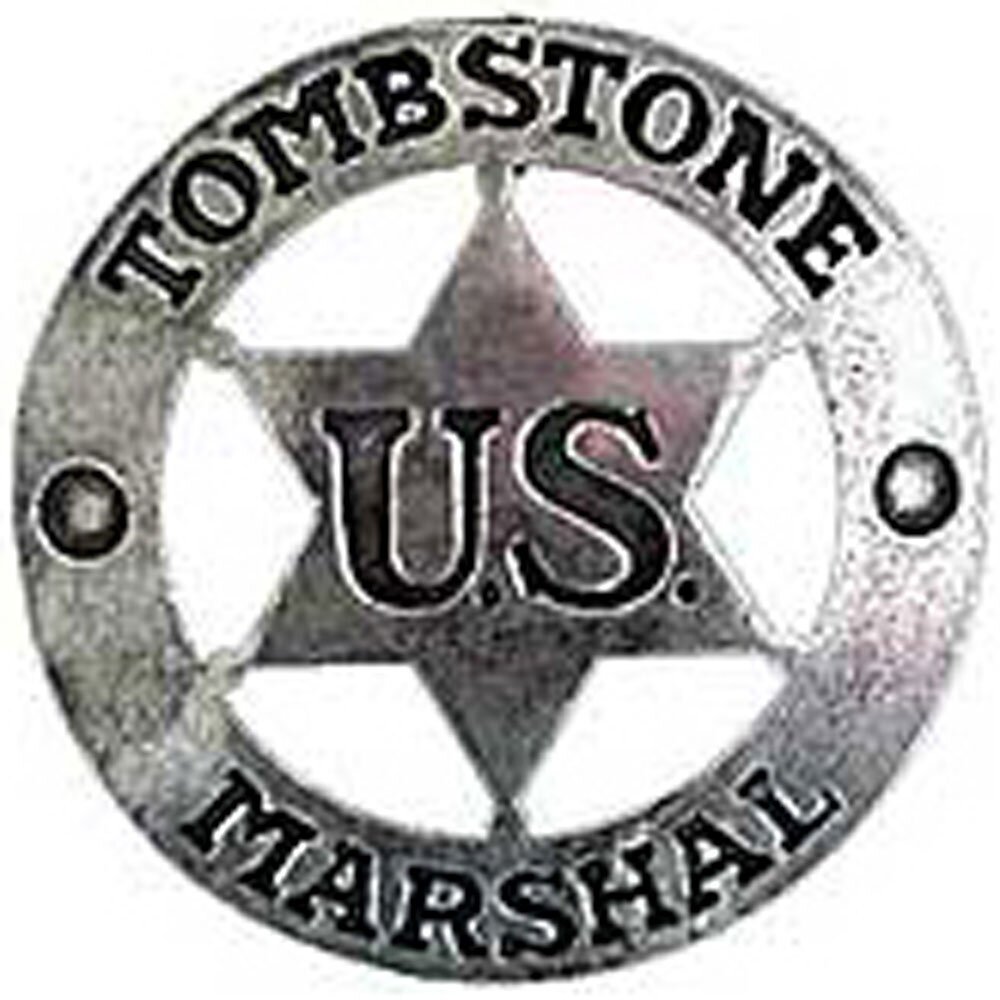 Eagle Emblems Pin-Badge-Marshal, Tombstone (2