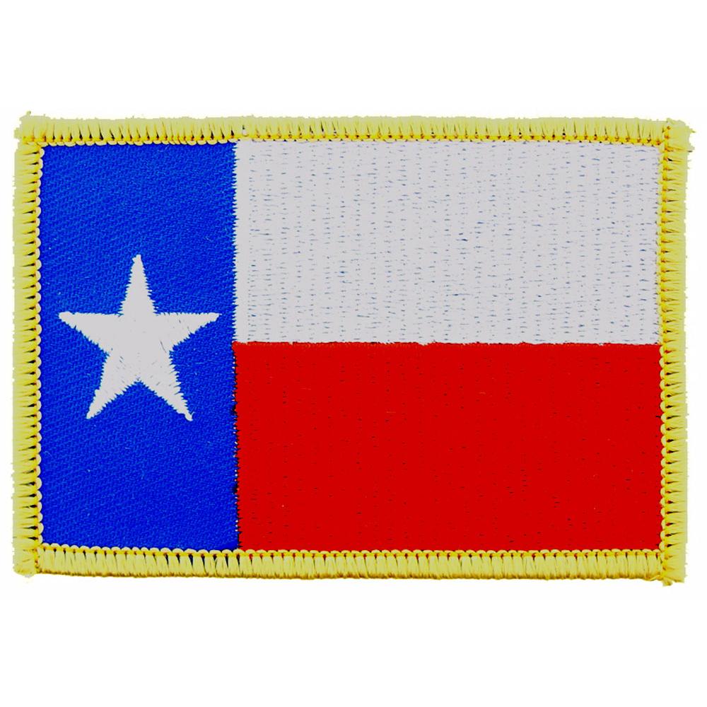 Texas State Flag Patch 2 1/2 x 3 1/2