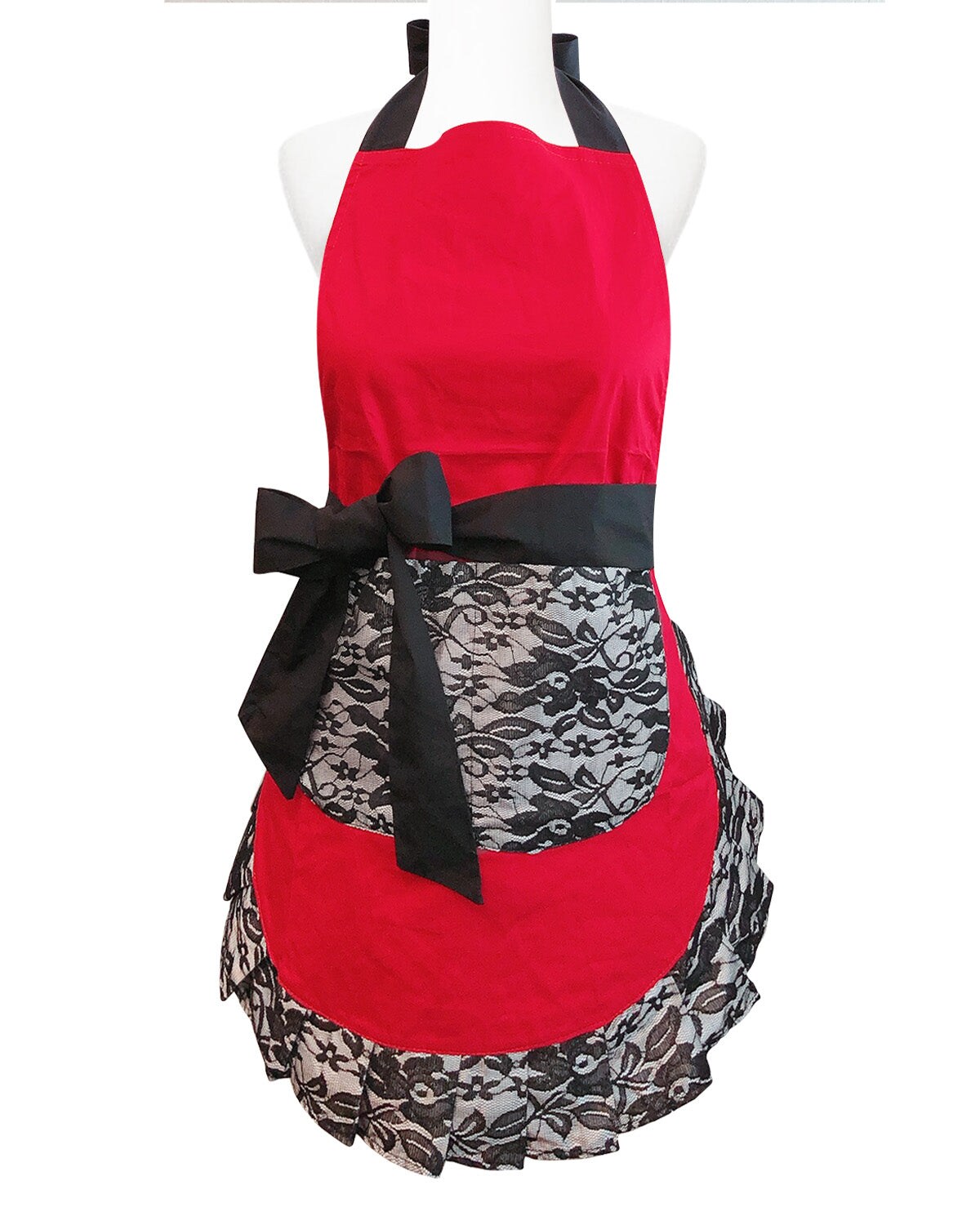 Wrapables Classic Vintage Apron, Stylish Cooking Apron