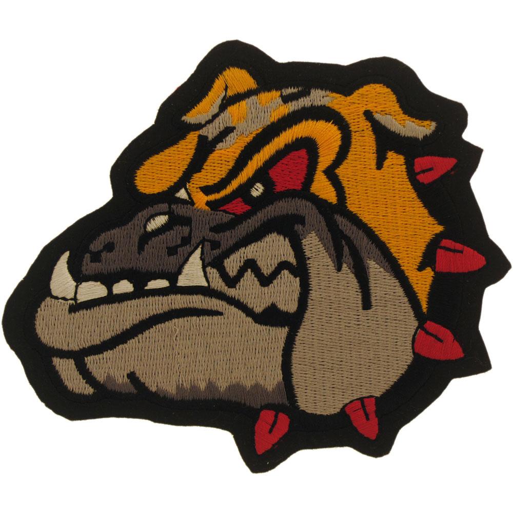 Bulldog Head Patch 5&#x22;
