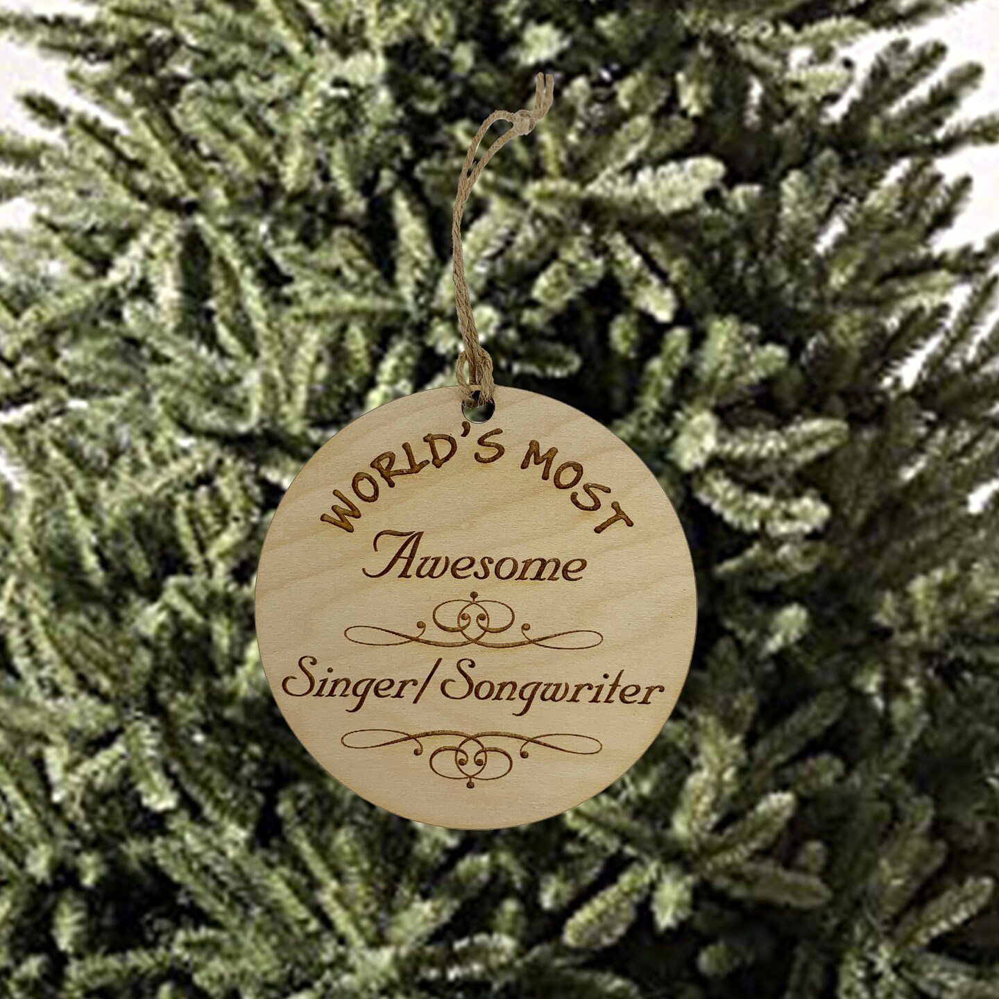 Worlds most Awesome Singer Songwriter - Ornament