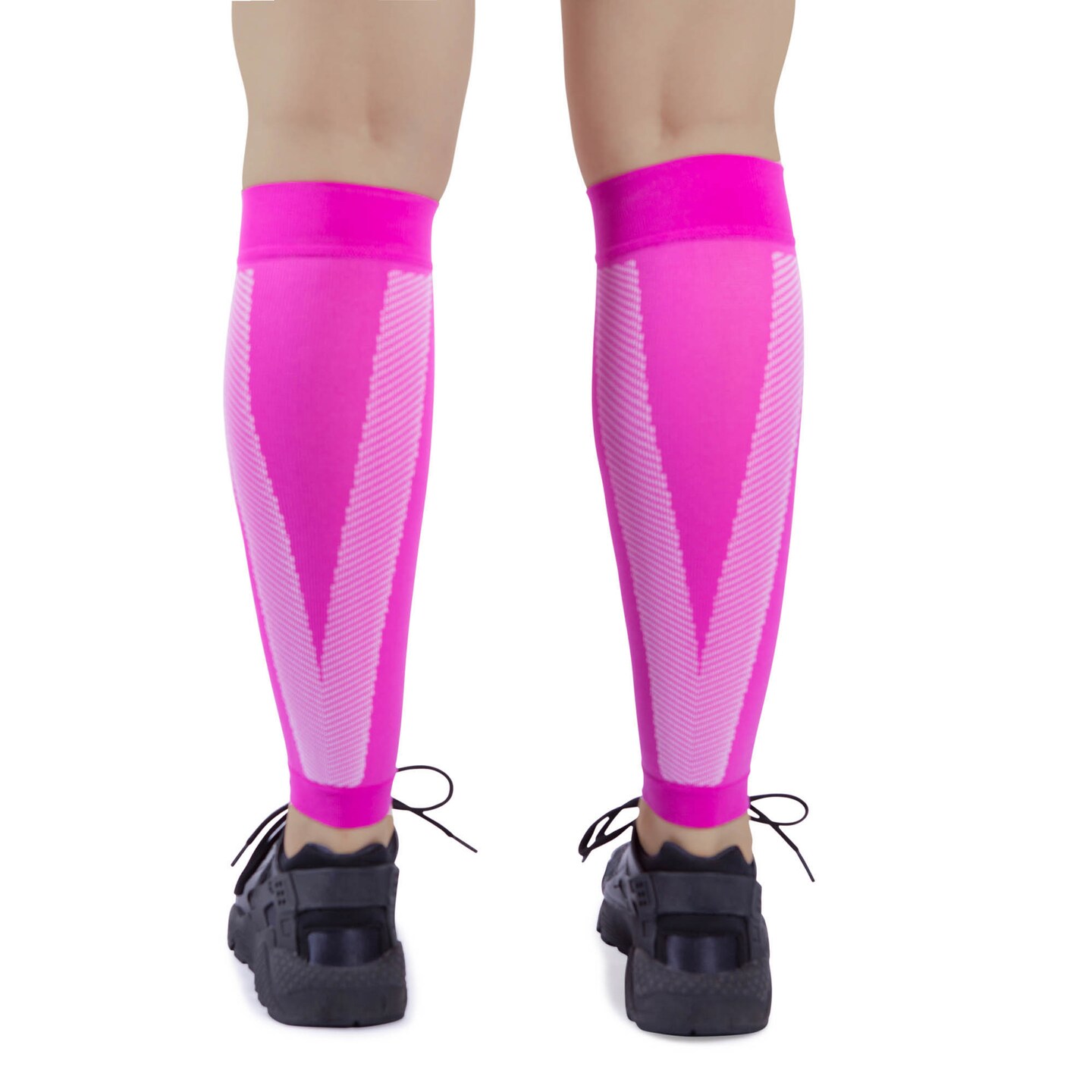 DII Compression Calf Sleeves Hot Pink L/XL