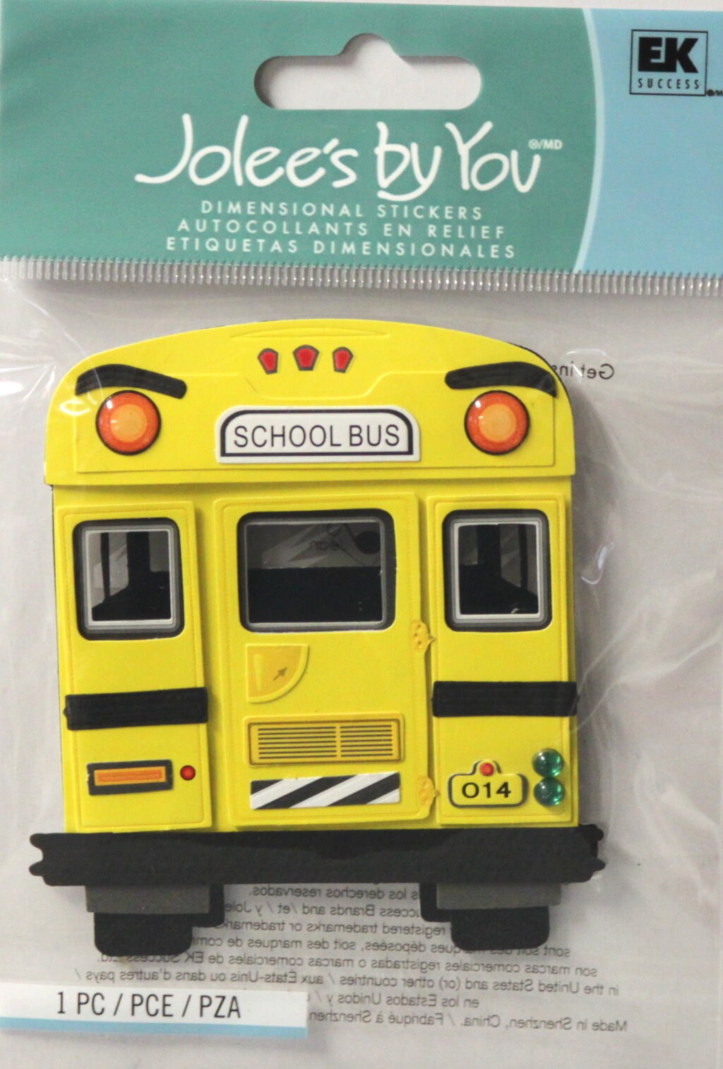 Jolee&#x27;s Boutique School Bus Dimensional Embellishment