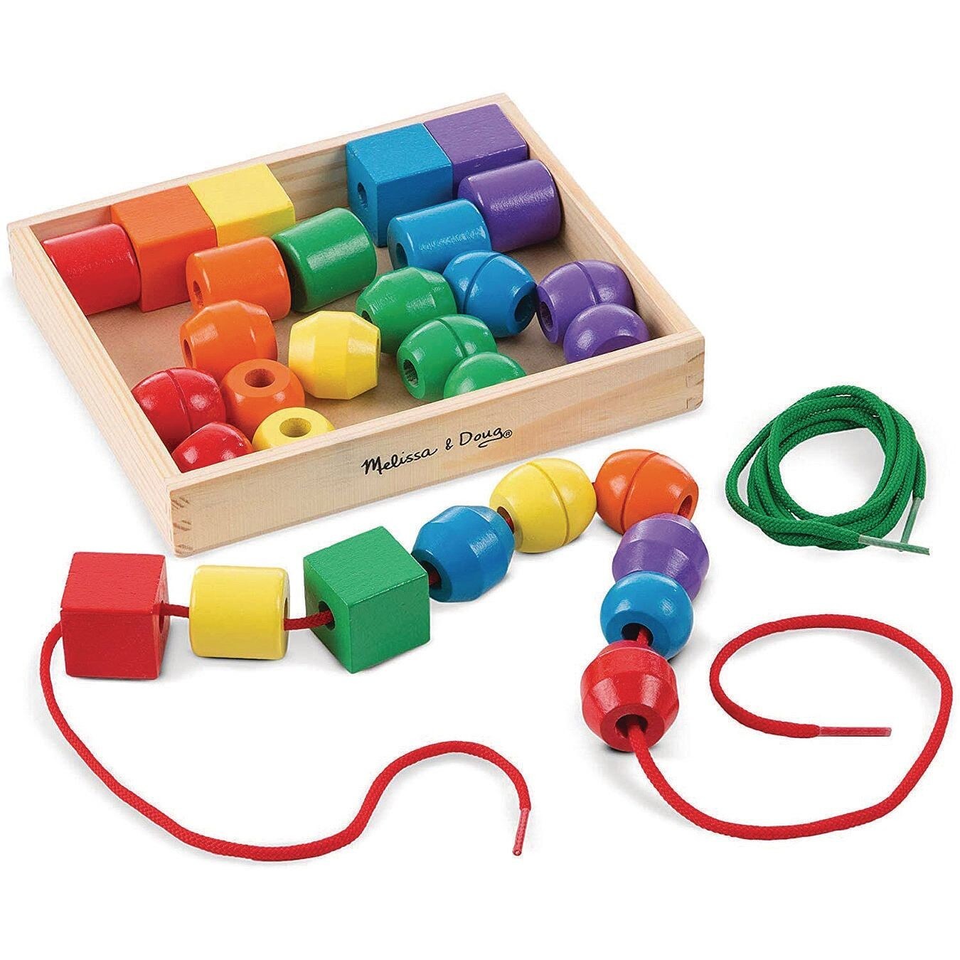 Melissa &#x26; Doug&#xAE; Primary Lacing Beads Set