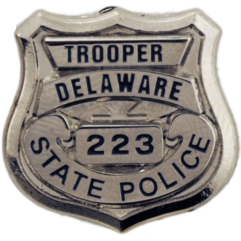 Delaware State Police Badge Pin 1&#x22;
