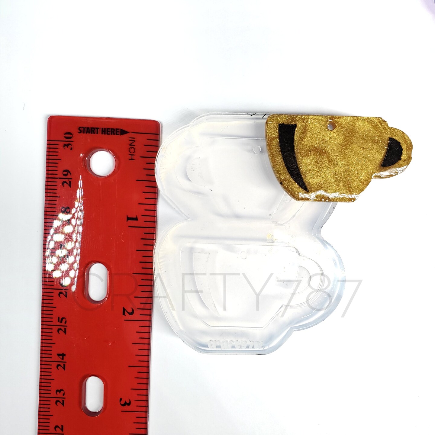 Coffee Cup/ Taza Caf&#xE9; Dangle Mold 1.48in(C1)