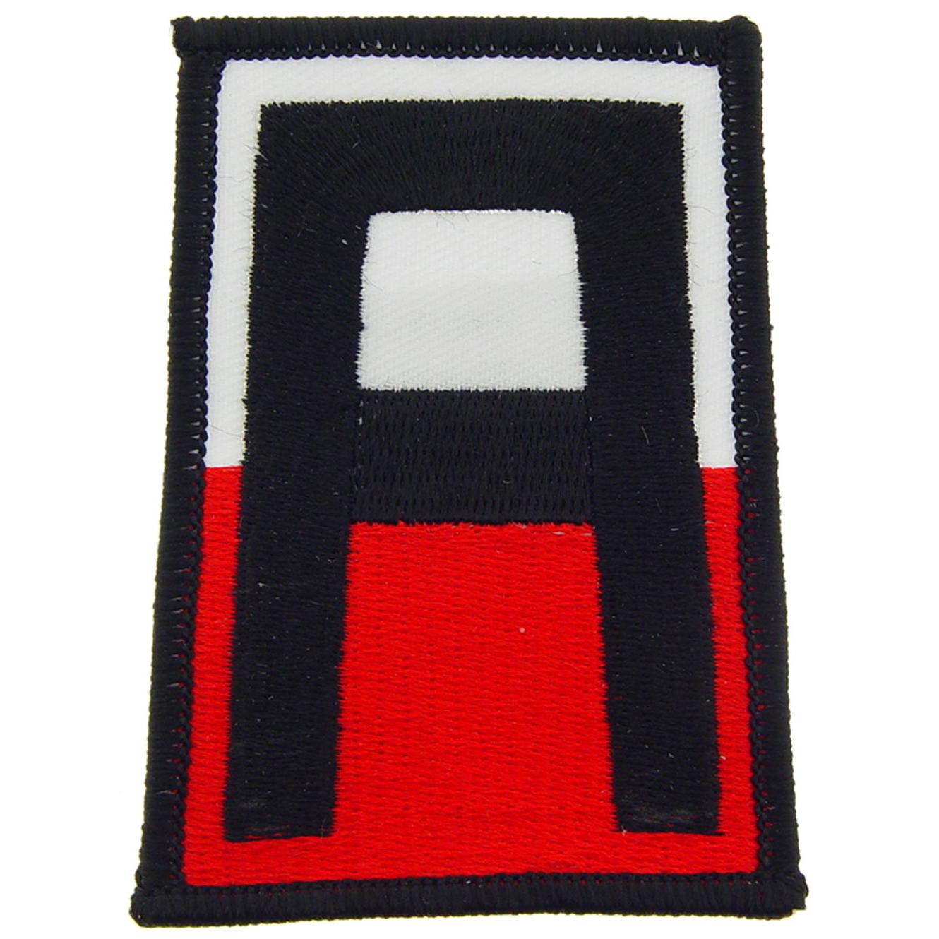U.S. Army 1st Army Patch Red &#x26; Black 3&#x22;