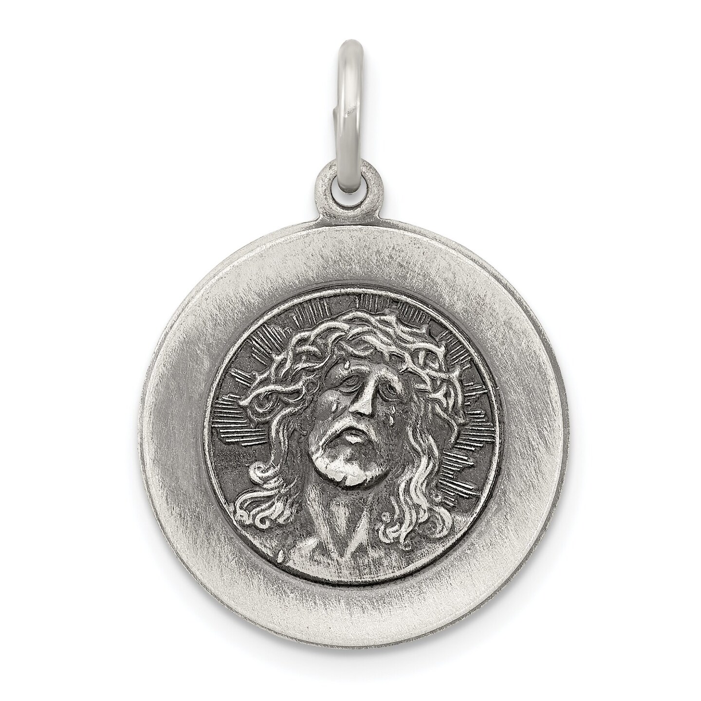 Sterling Silver Jesus Medal | Michaels