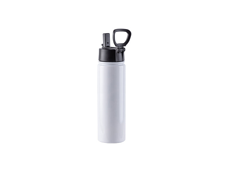 22oz. White Stainless Steel Sublimation Water Bottle by Make Market®
