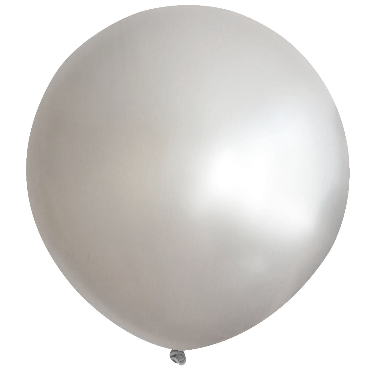 Wrapables 18 Inch Latex Balloons (10 Pack), Silver