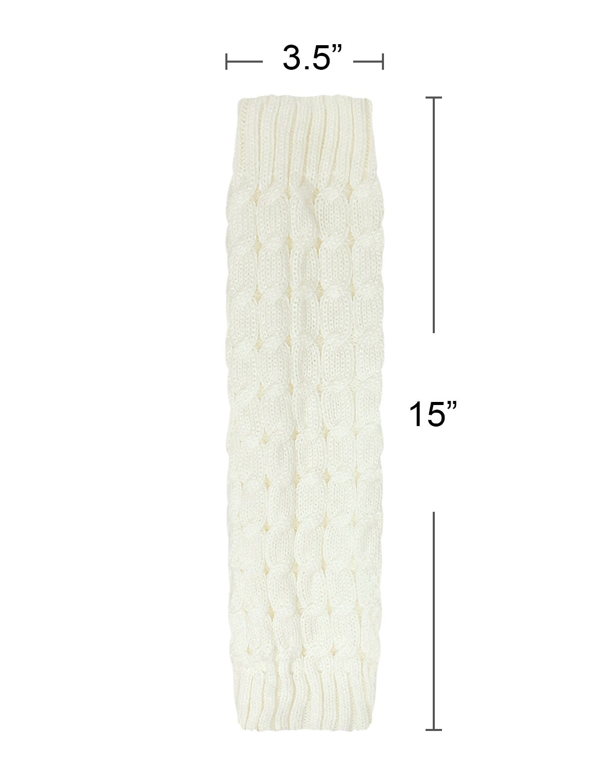 Cable Knit Tie Leg Warmers - Adorned Rebel