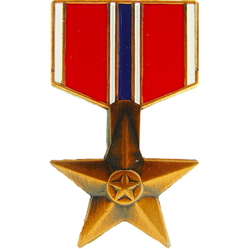 Bronze Star Medal Pin 1 3/16&#x22;