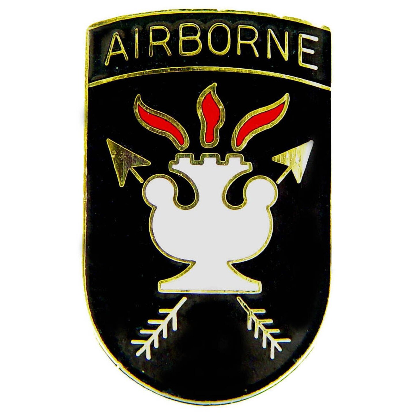 Eagleemblems Armeekaplan-Abzeichen – Silbernes Kreuz, 2,5 Cm, Mit Nadel Für Revers Oder Hut